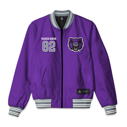 Central Arkansas - NCAA Football : Josiah Warrior-Benson - Bomber Jacket-0