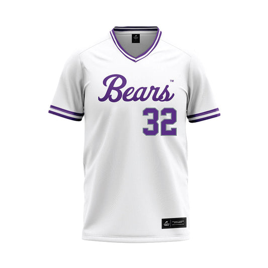 Central Arkansas - NCAA Baseball : Andrew Zottar - White Baseball Jersey-0