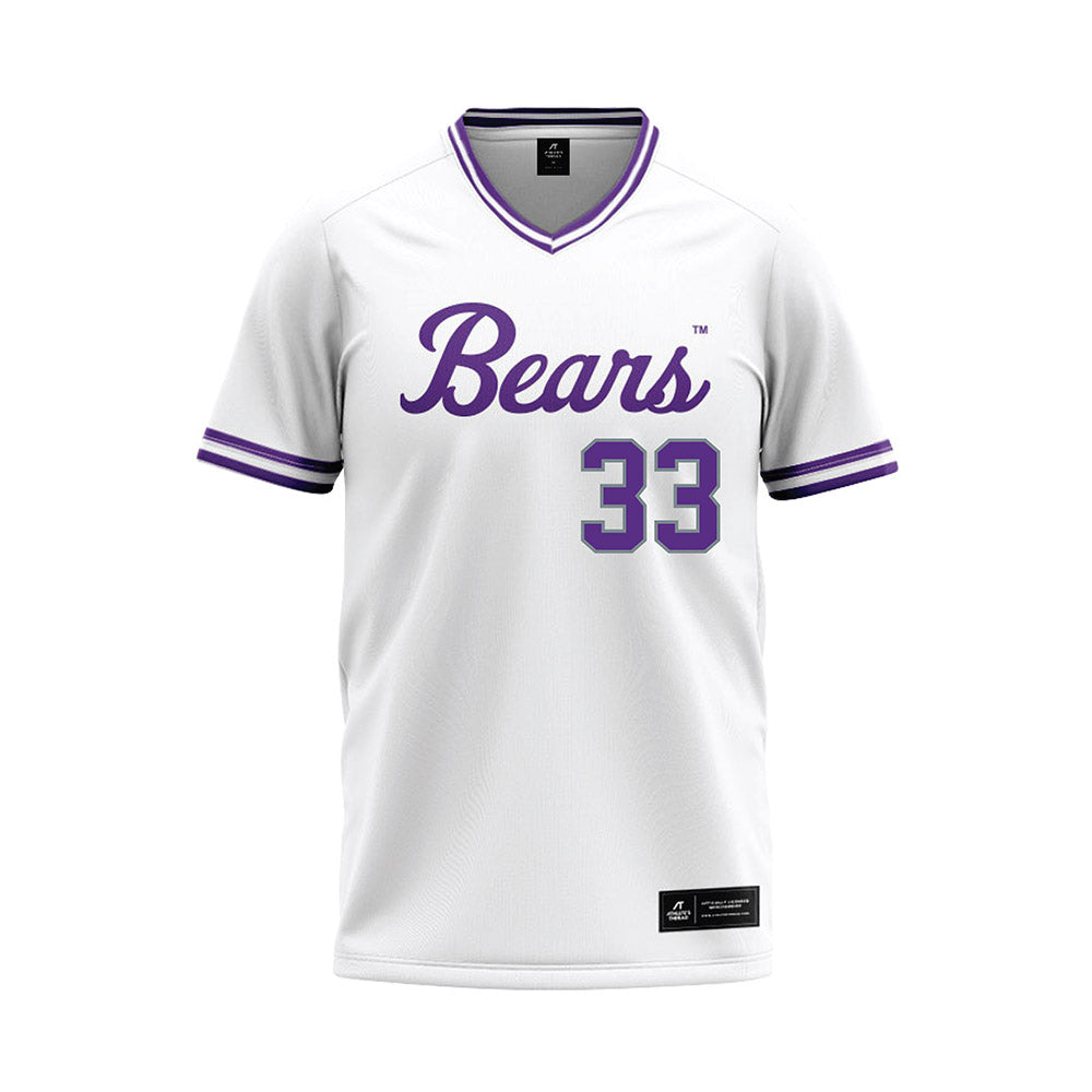 Central Arkansas - NCAA Baseball : Nicholas French - White Baseball Jersey-0