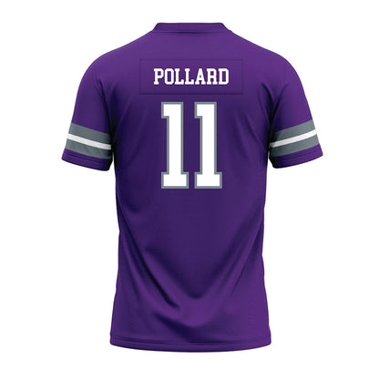 Central Arkansas - NCAA Football : Tyrell Pollard - Purple Premium Football Jersey-1
