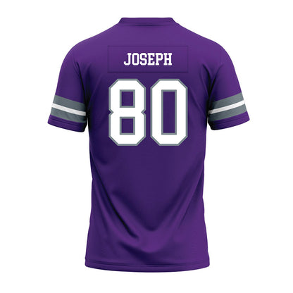 Central Arkansas - NCAA Football : Aidan Joseph - Purple Premium Football Jersey-1