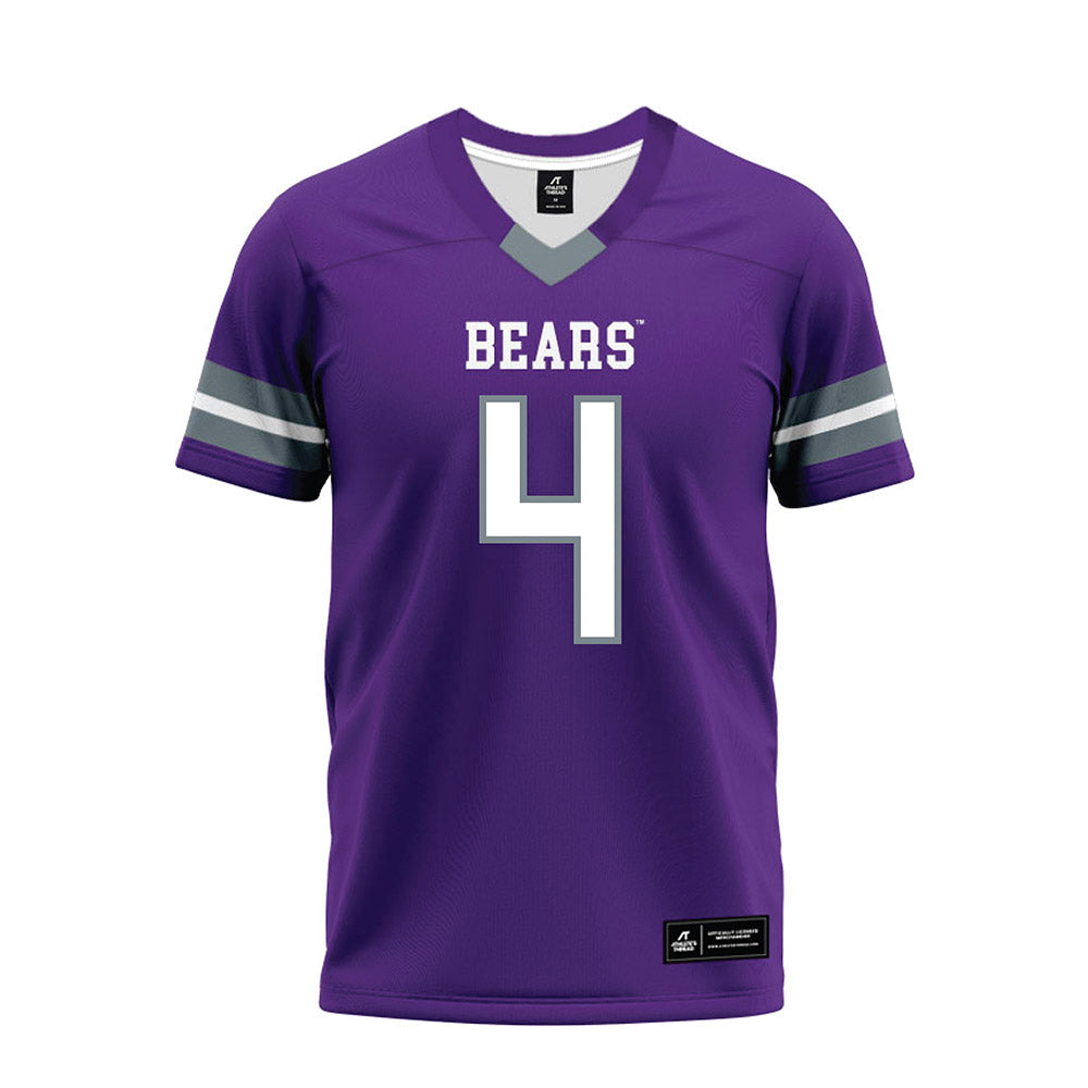 Central Arkansas - NCAA Football : Quentin McDowell - Purple Premium Football Jersey-0