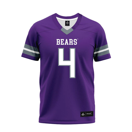 Central Arkansas - NCAA Football : Quentin McDowell - Purple Premium Football Jersey-0