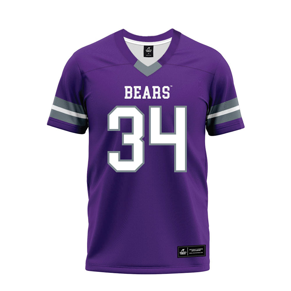 Central Arkansas - NCAA Football : Ashtyn Williams - Purple Premium Football Jersey-0