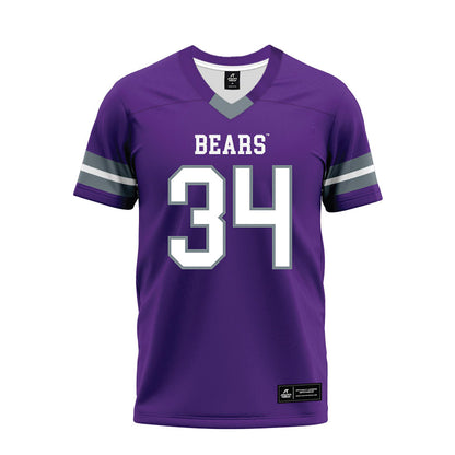 Central Arkansas - NCAA Football : Ashtyn Williams - Purple Premium Football Jersey-0