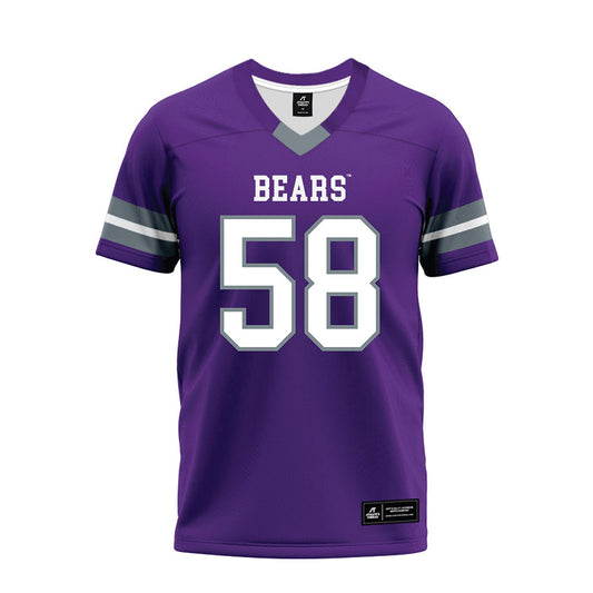 Central Arkansas - NCAA Football : Jamal Mull - Purple Premium Football Jersey-0