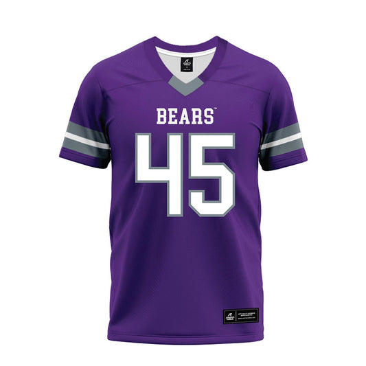 Central Arkansas - NCAA Football : Jake Jones - Purple Premium Football Jersey-0