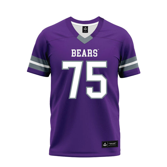 Central Arkansas - NCAA Football : Abrum Lewis - Purple Premium Football Jersey-0