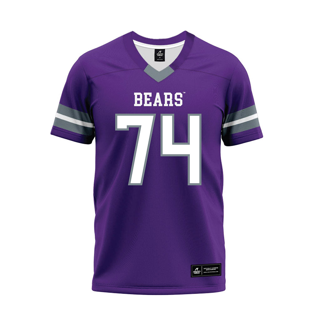 Central Arkansas - NCAA Football : Drayton Knoll - Purple Premium Football Jersey-0