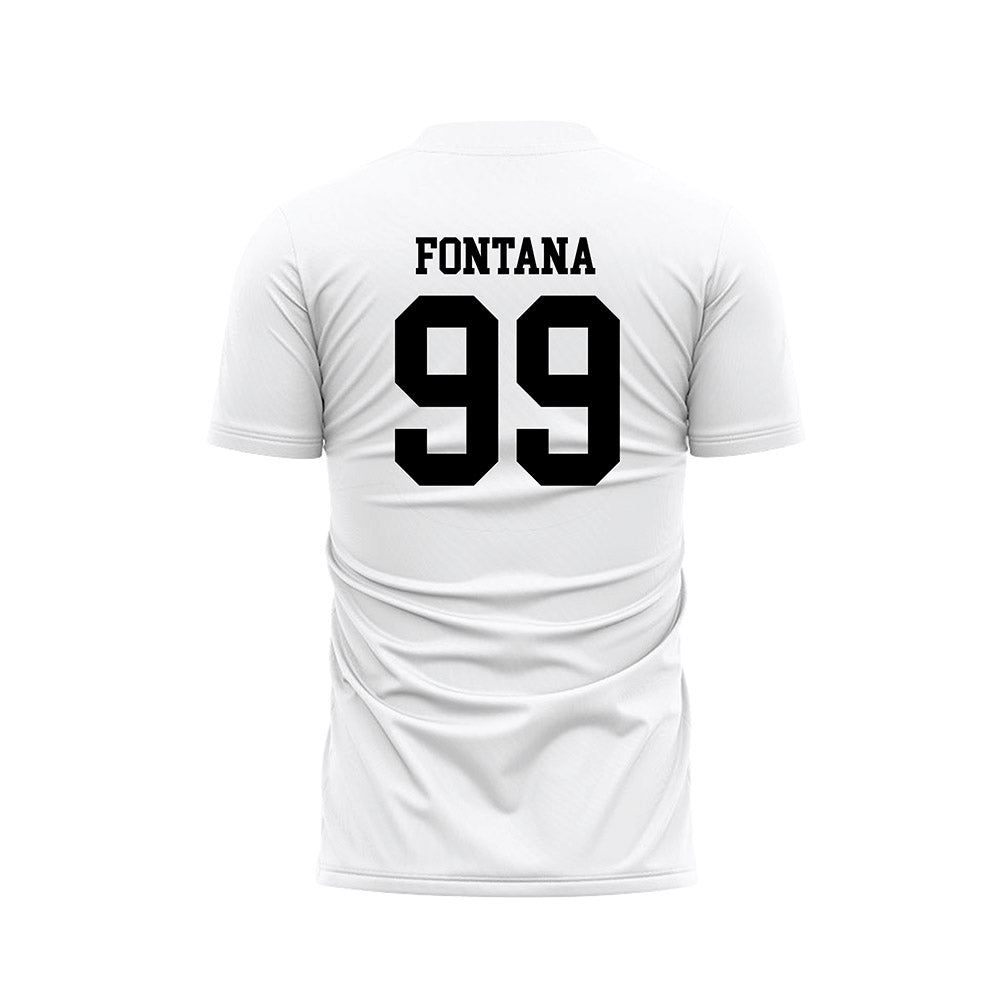 Central Arkansas - NCAA Men's Soccer : Pietro Fontana - White Soccer Jersey-1