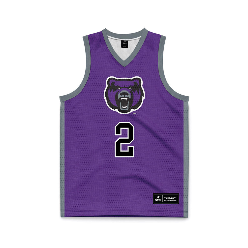 Central Arkansas - NCAA Women's Basketball : Julianna Gibson - Purple Basketball Jersey-0