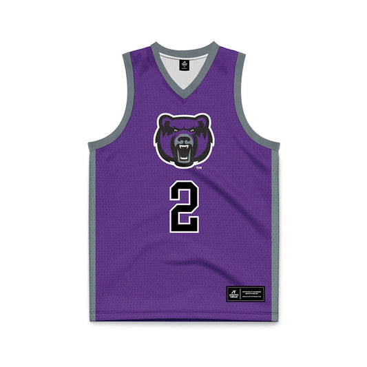 Central Arkansas - NCAA Women's Basketball : Julianna Gibson - Purple Basketball Jersey-0