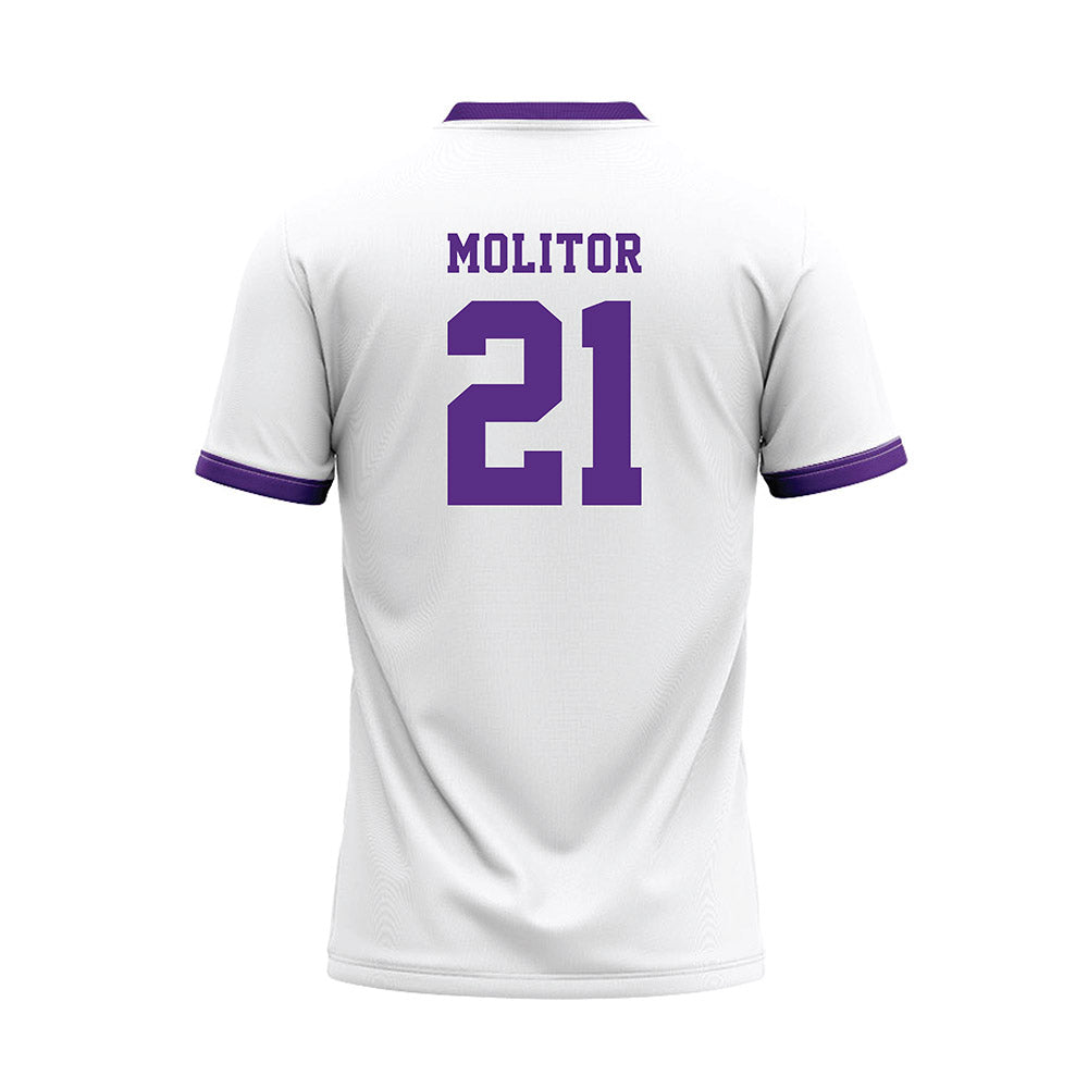 Central Arkansas - NCAA Softball : Grace Molitor - White Baseball Jersey-1
