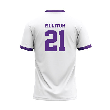 Central Arkansas - NCAA Softball : Grace Molitor - White Baseball Jersey-1