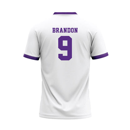 Central Arkansas - NCAA Softball : Trinity Brandon - White Baseball Jersey-1