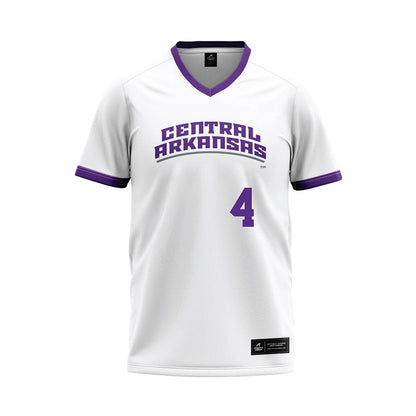 Central Arkansas - NCAA Softball : Jaleigh White - White Baseball Jersey-0