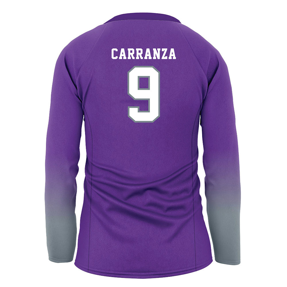 Central Arkansas - NCAA Women's Volleyball : Alexa Carranza - Purple Volleyball Jersey-1