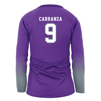 Central Arkansas - NCAA Women's Volleyball : Alexa Carranza - Purple Volleyball Jersey-1