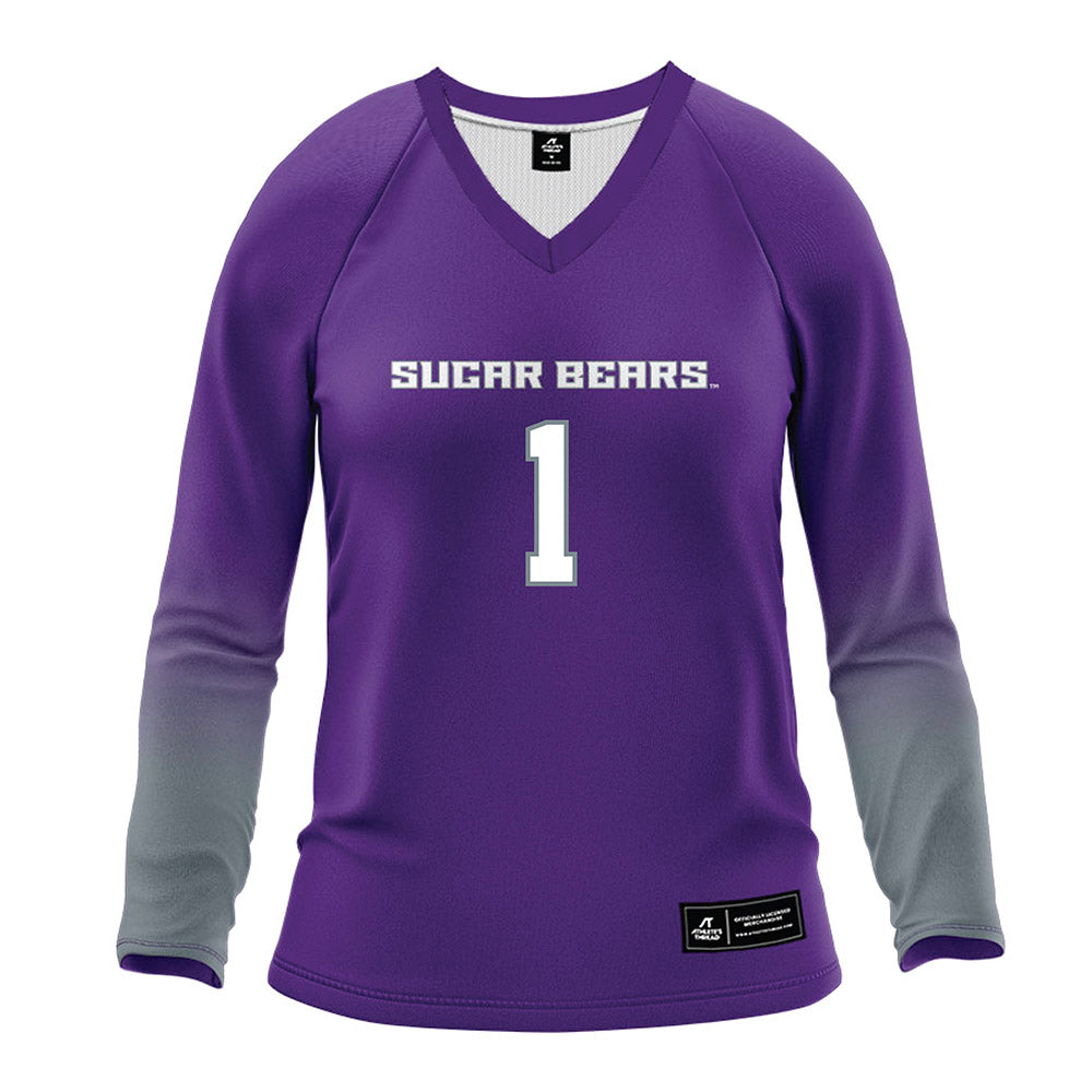 Central Arkansas - NCAA Women's Volleyball : Laci Bohannan - Purple Volleyball Jersey-0