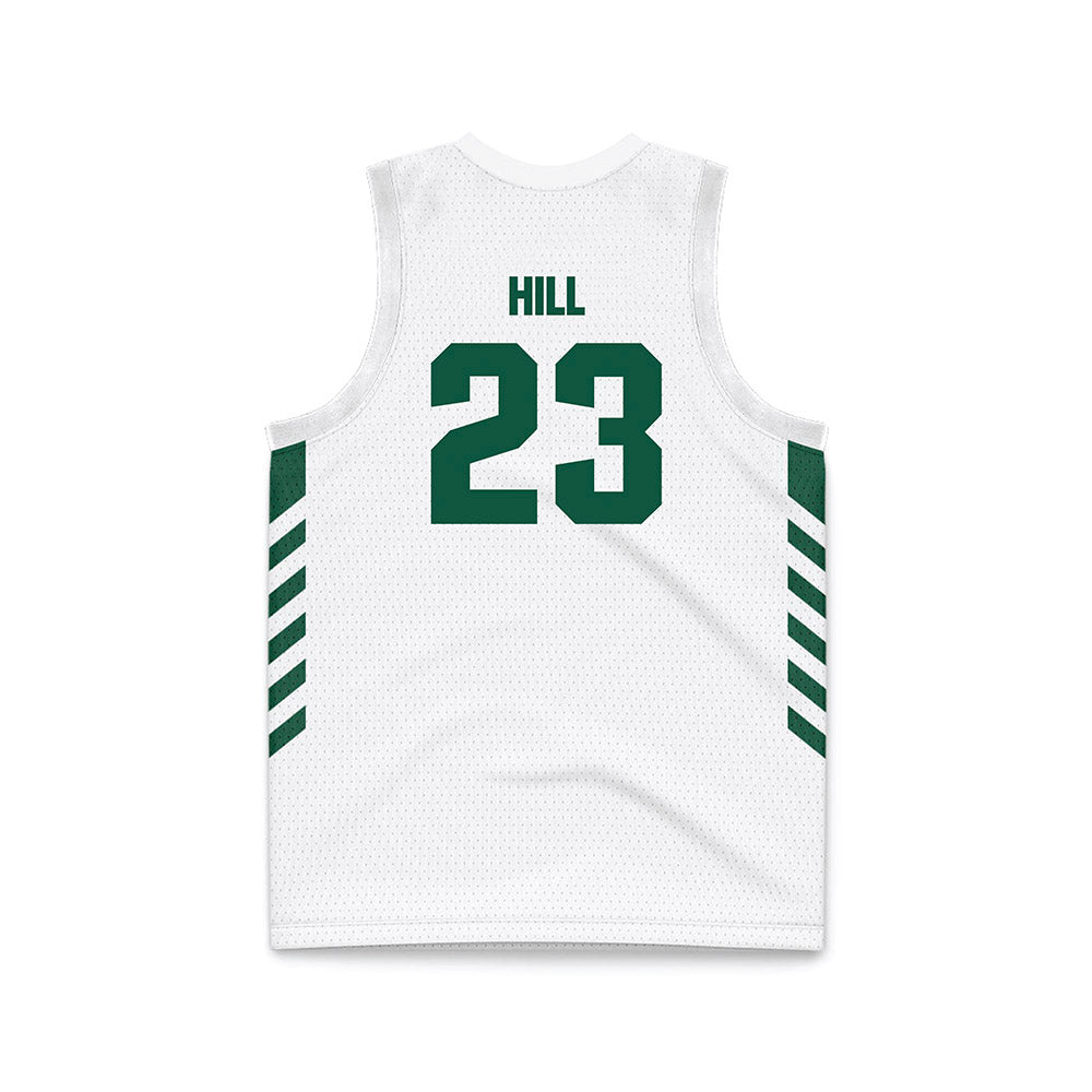 Cleveland State - NCAA Men's Basketball : Manny Hill - White Basketball Jersey-1