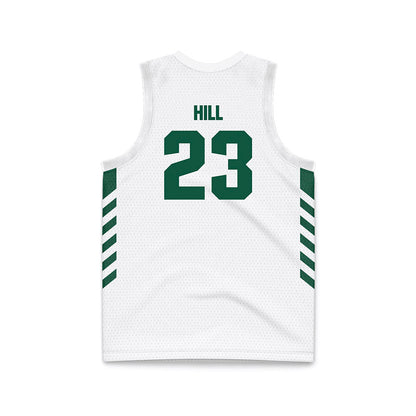 Cleveland State - NCAA Men's Basketball : Manny Hill - White Basketball Jersey-1