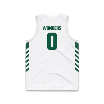 Cleveland State - NCAA Men's Basketball : Foster Wonders - White Basketball Jersey-1