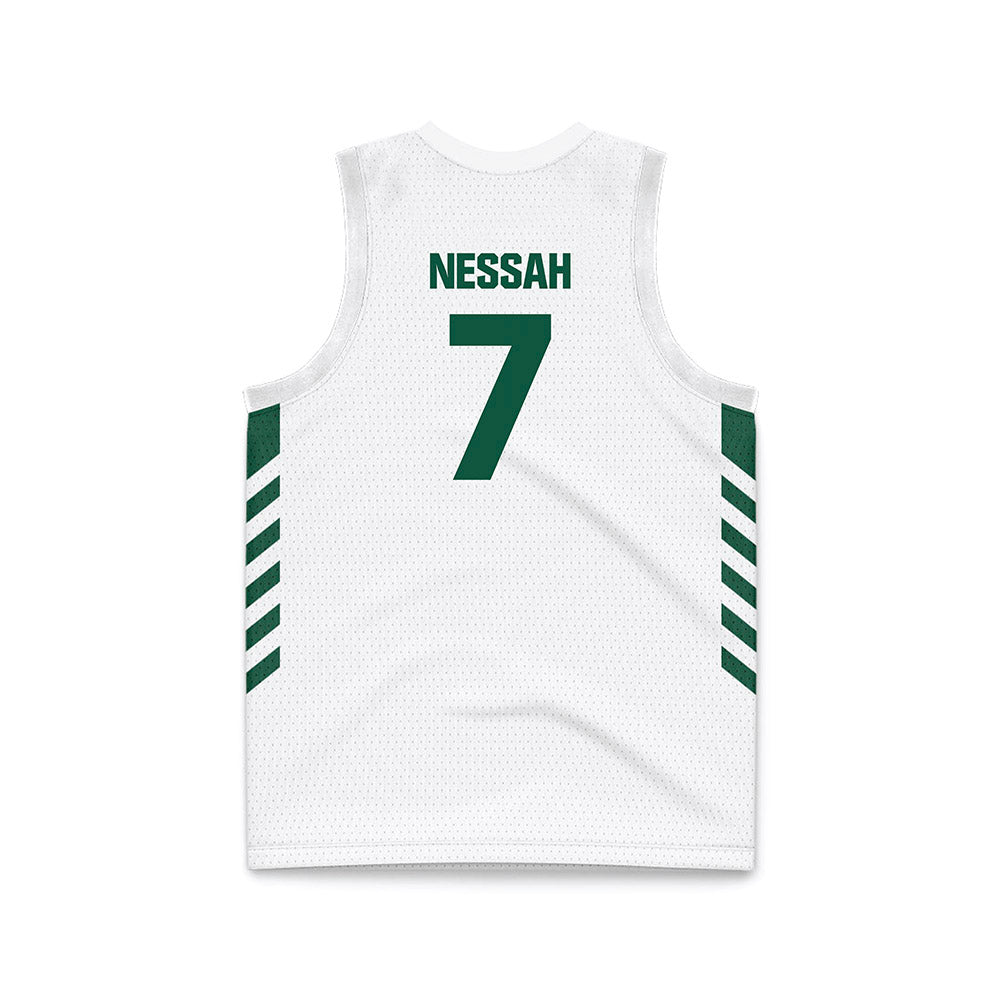 Cleveland State - NCAA Men's Basketball : Dayan Nessah - White Basketball Jersey-1
