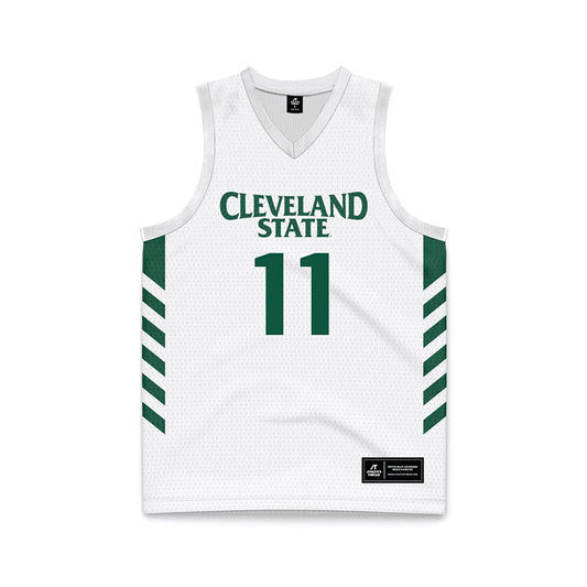 Cleveland State - NCAA Women's Basketball : Colbi Maples - White Basketball Jersey-0