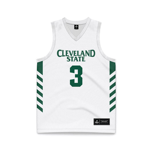 Cleveland State - NCAA Women's Basketball : Jada Leonard - White Basketball Jersey-0
