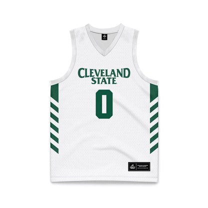 Cleveland State - NCAA Men's Basketball : Foster Wonders - White Basketball Jersey-0
