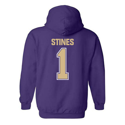 Washington - NCAA Women's Basketball : Hannah Stines - Classic Shersey Hooded Sweatshirt-1