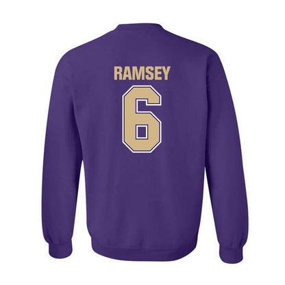 Washington - NCAA Men's Soccer : Zach Ramsey - Classic Shersey Crewneck Sweatshirt-1