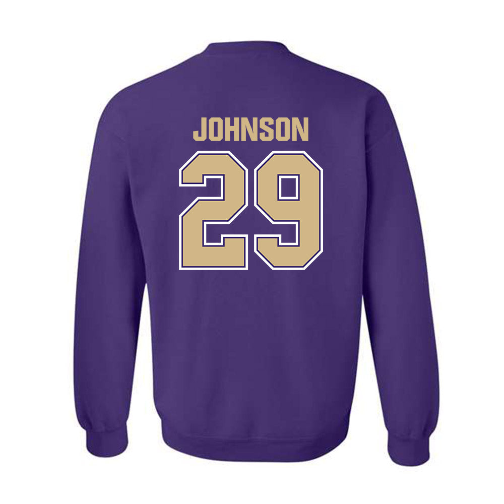 Washington - NCAA Baseball : Bryce Johnson - Classic Shersey Crewneck Sweatshirt-1