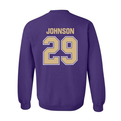 Washington - NCAA Baseball : Bryce Johnson - Classic Shersey Crewneck Sweatshirt-1