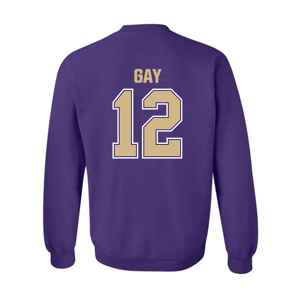 Washington - NCAA Men's Soccer : Carter Gay - Classic Shersey Crewneck Sweatshirt-1