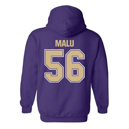 Washington - NCAA Football : Ta'Amilo Malu - Classic Shersey Hooded Sweatshirt-1