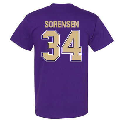 Washington - NCAA Baseball : Noah Sorensen - Classic Shersey T-Shirt-1