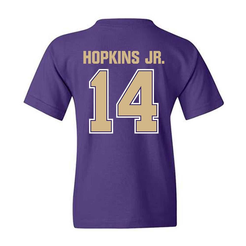 Washington - NCAA Football : Milton Hopkins Jr. - Classic Shersey Youth T-Shirt-1