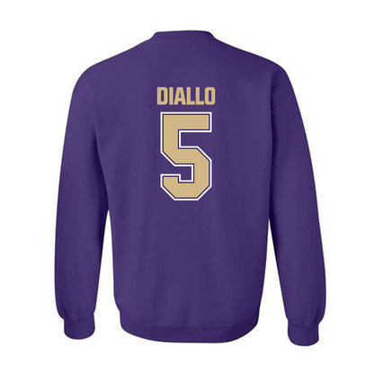 Washington - NCAA Men's Basketball : Zoom Diallo - Classic Shersey Crewneck Sweatshirt-1