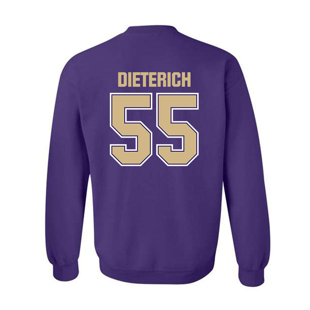 Washington - NCAA Football : Kolt Dieterich - Classic Shersey Crewneck Sweatshirt-1