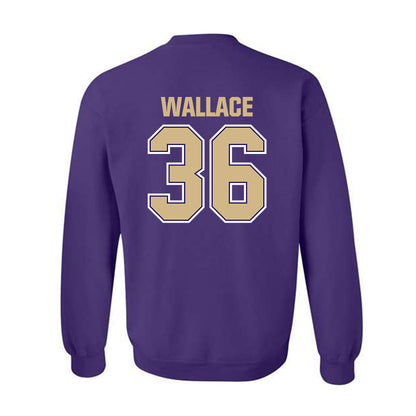 Washington - NCAA Football : CJ Wallace - Classic Shersey Crewneck Sweatshirt-1