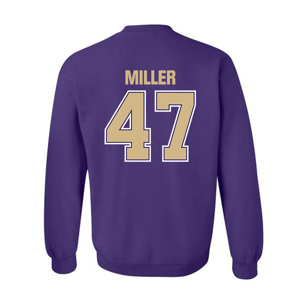 Washington - NCAA Baseball : Jay Miller - Classic Shersey Crewneck Sweatshirt-1