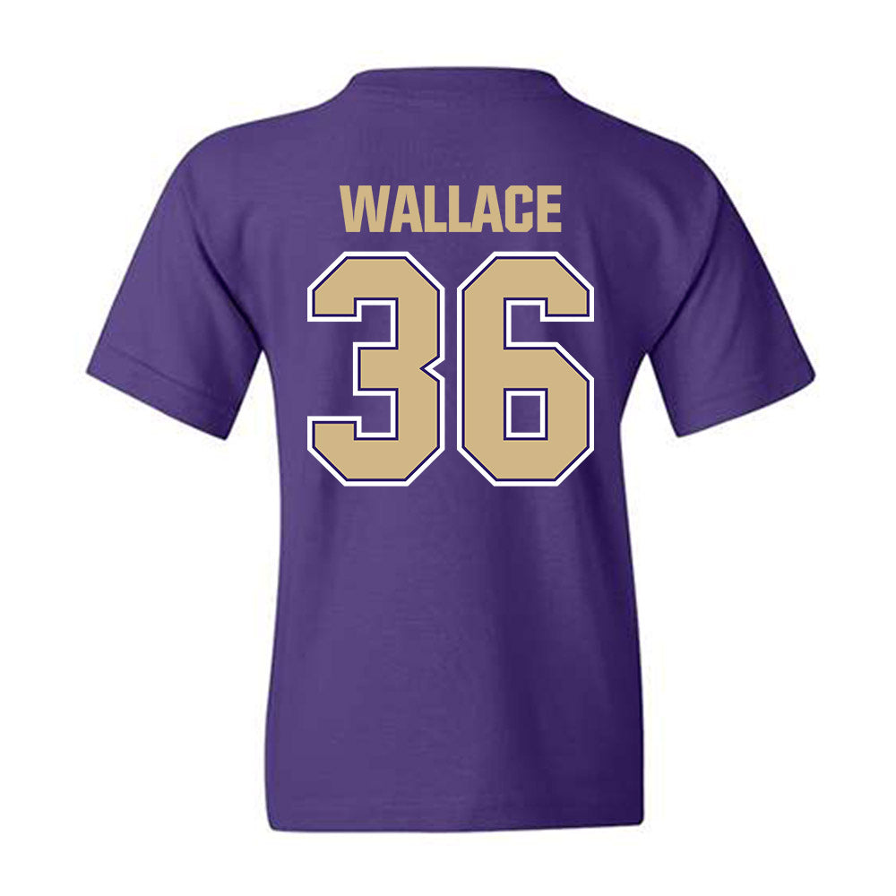Washington - NCAA Football : CJ Wallace - Classic Shersey Youth T-Shirt-1