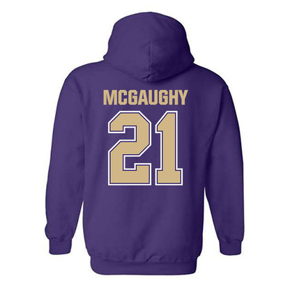 Washington - NCAA Women's Basketball : Brynn McGaughy - Classic Shersey Hooded Sweatshirt-1