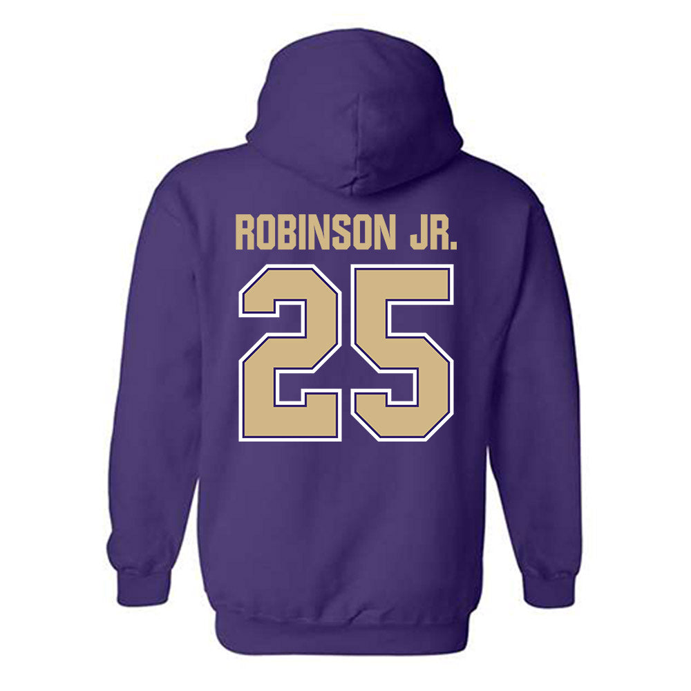 Washington - NCAA Football : Donovan Robinson Jr. - Classic Shersey Hooded Sweatshirt-1