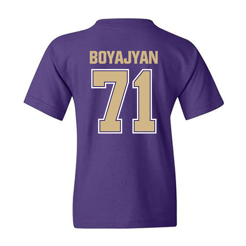 Washington - NCAA Football : Davit Boyajyan - Classic Shersey Youth T-Shirt-1