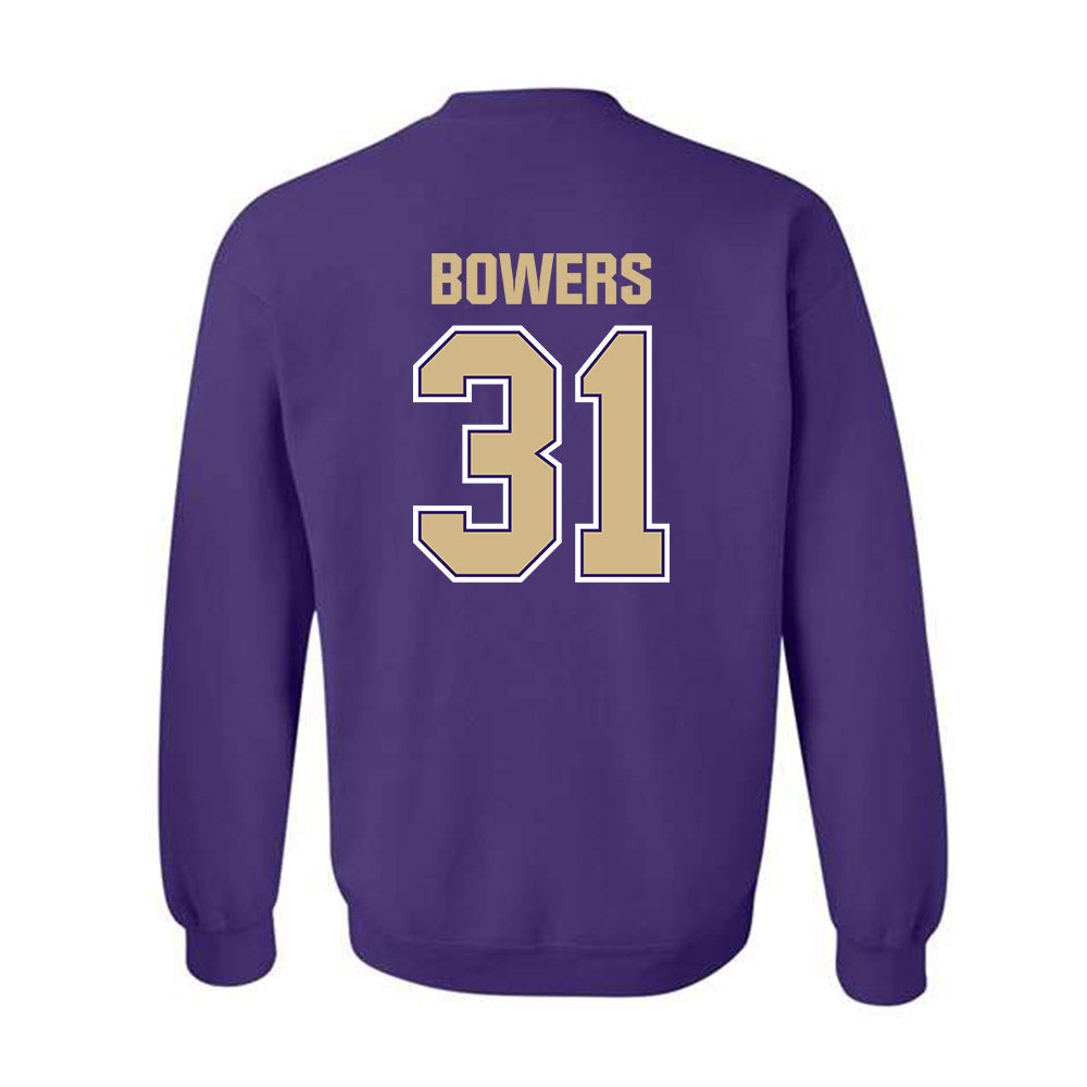 Washington - NCAA Men's Soccer : Brecken Bowers - Classic Shersey Crewneck Sweatshirt-1