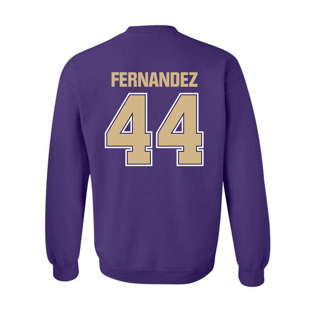 Washington - NCAA Men's Soccer : Gabe Fernandez - Classic Shersey Crewneck Sweatshirt-1