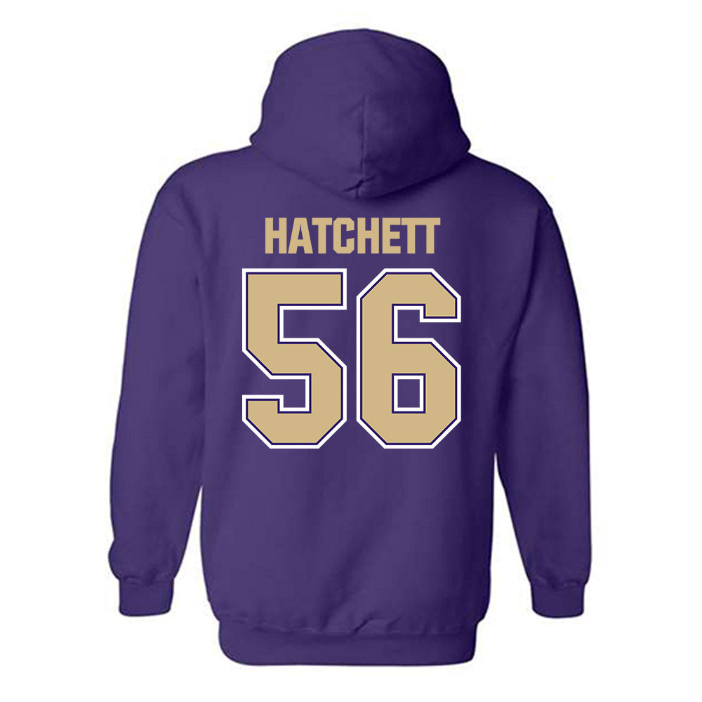 Washington - NCAA Football : Geirean Hatchett - Classic Shersey Hooded Sweatshirt-1