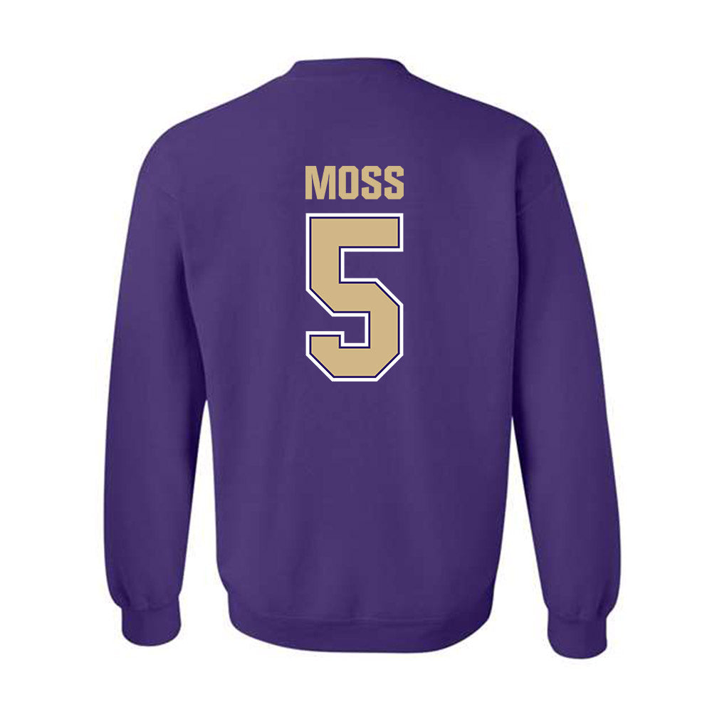 Washington - NCAA Football : Christian Moss - Classic Shersey Crewneck Sweatshirt-1